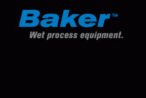 M.E. Baker wet processing equipment 